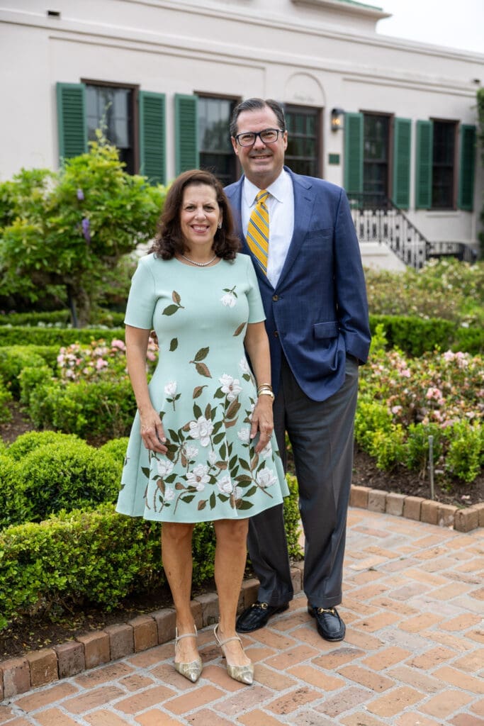Isabel & Ransom Lummis at the Bayou Bend Garden Party (Photo by Jenny Antill)