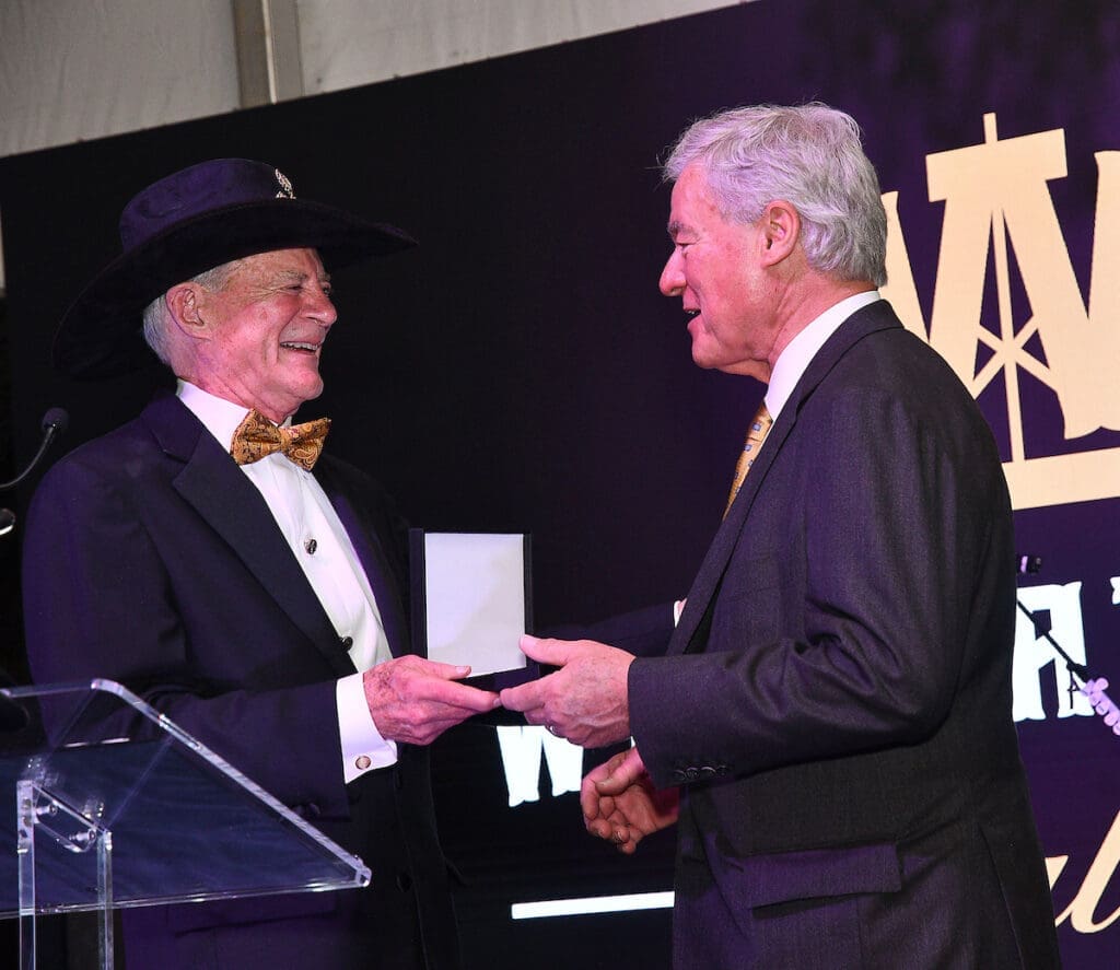 J.P. Bryan Trevor Rees-Jones at The Bryan Museum Wildcatters Gala