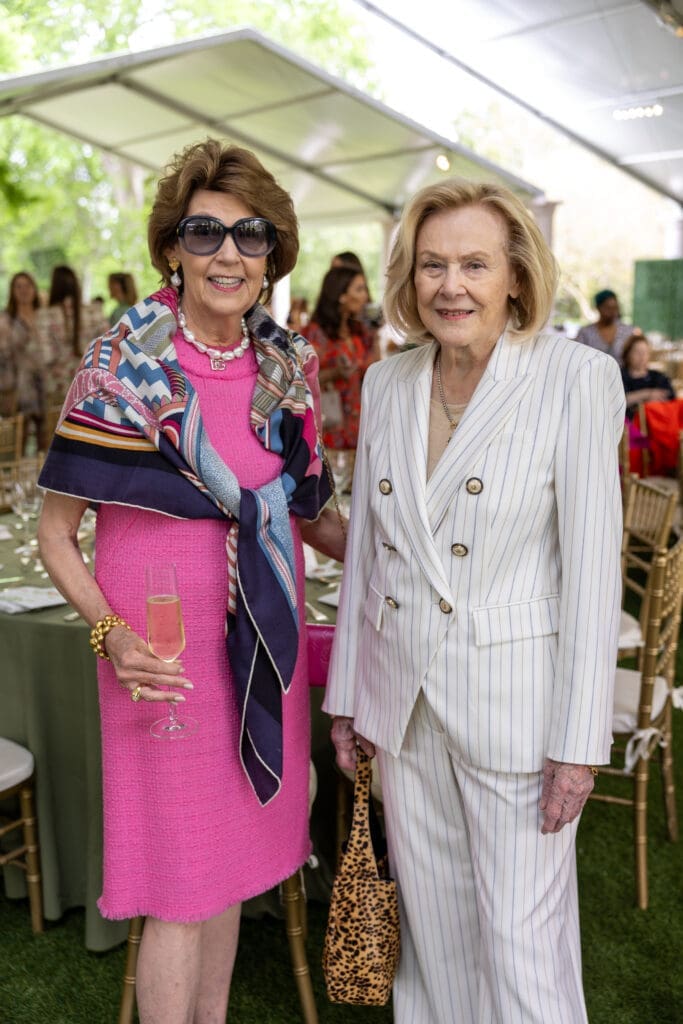 Lilly Andress, Anne Duncan at the Bayou Bend Garden Party (Photo by Jenny Antill)