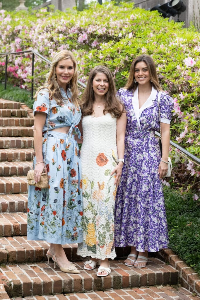 isa Dodd; Maria Stavinoha, Logan Leal-Dresser at the Bayou Bend FAshion Show and Luncheon (Photo by Wilson Parish)