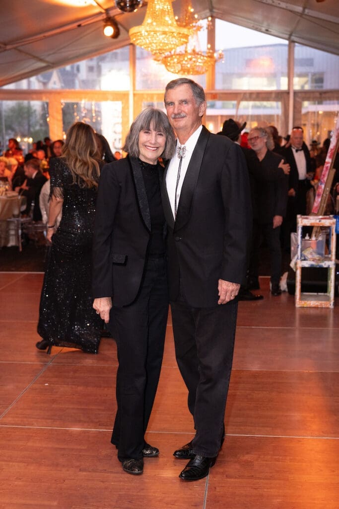 Louise & Larry Glenn at Stages' 'Rhinestone Cowboys & Golden Vikings' gala (Photo by Wilson Parish)