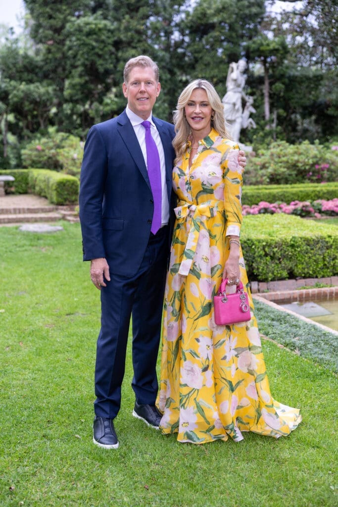 Lyle & Andrea Eastham at the Bayou Bend Garden Party (Photo by Jenny Antill)