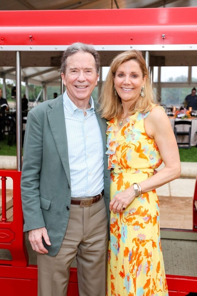 Mac Dunwoody, Adele Webster at Hermann Park Conservancy's Evening in the Park. (Photo by Priscilla Dickson)