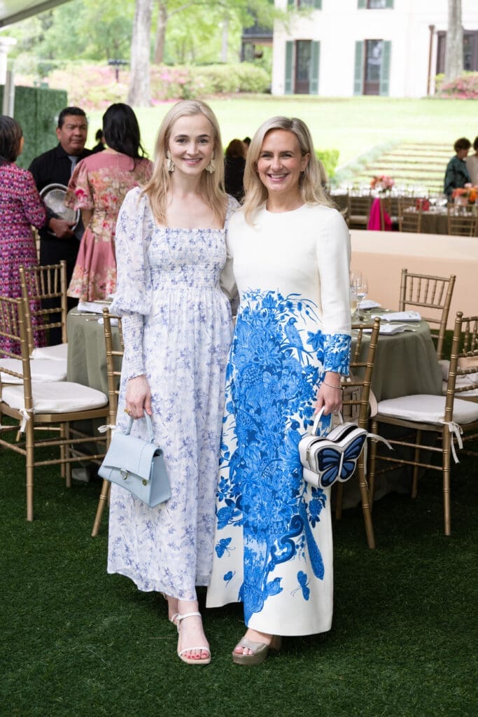 Molly Baylis, Alden Chapman at the Bayou Bend Fashion Show and Luncheon (Photo by Wilson Parish)