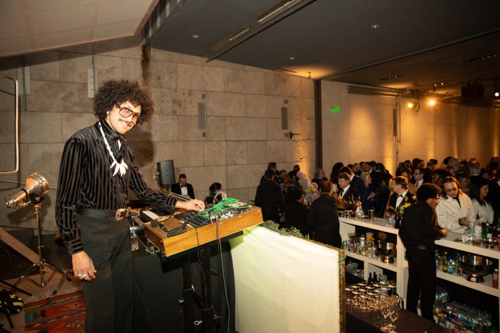 Guests returned to the museum for the afterparty, dancing into the early hours to a "mix of Afrobeats, house vibes, and pop surprises" mixed by DJ Elkin Pautt. (Photo by Exploredinary)