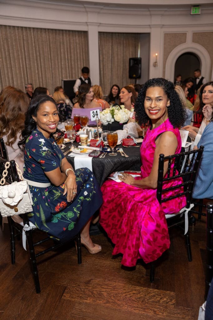 Roslyn Bazzelle Mitchell, Erica Littlejohn Burnette at the Salvation Army Women's Auxiliary Reflections on Style luncheon