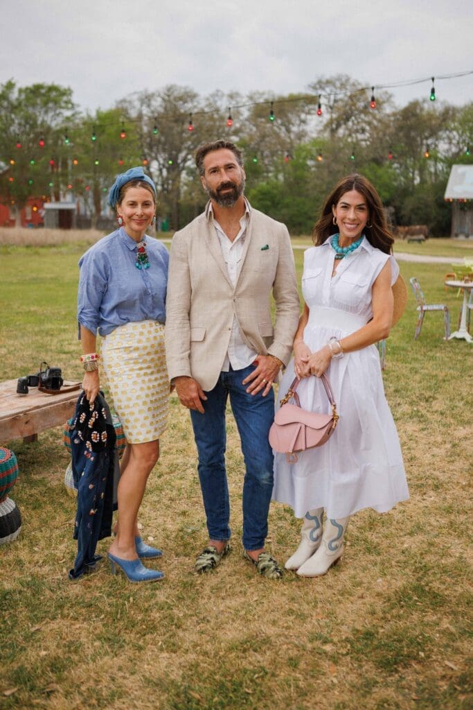 Lele Sadoughi, Nick Mele, and Caitlin Wilson (Photo by José Rodríguez)