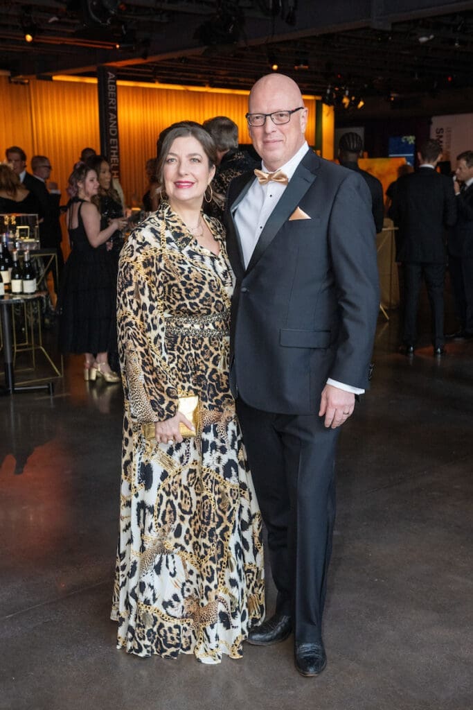 Stacy Feltham, Marc Cutler at Stages' 'Rhinestone Cowboys & Golden Vikings' gala (Photo by Jacob Power)