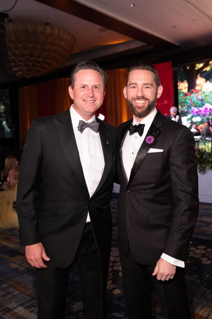 Travis Lauritsen, William Hagans at the Breakthrough T1D (formerly JDRF) gala (Photo by Daniel Ortiz)