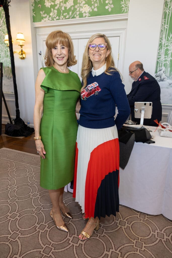 Vicki West, Neiman Marcus GM Kathy Leigh at the Salvation Army Women's Auxiliary Reflections on Style luncheon