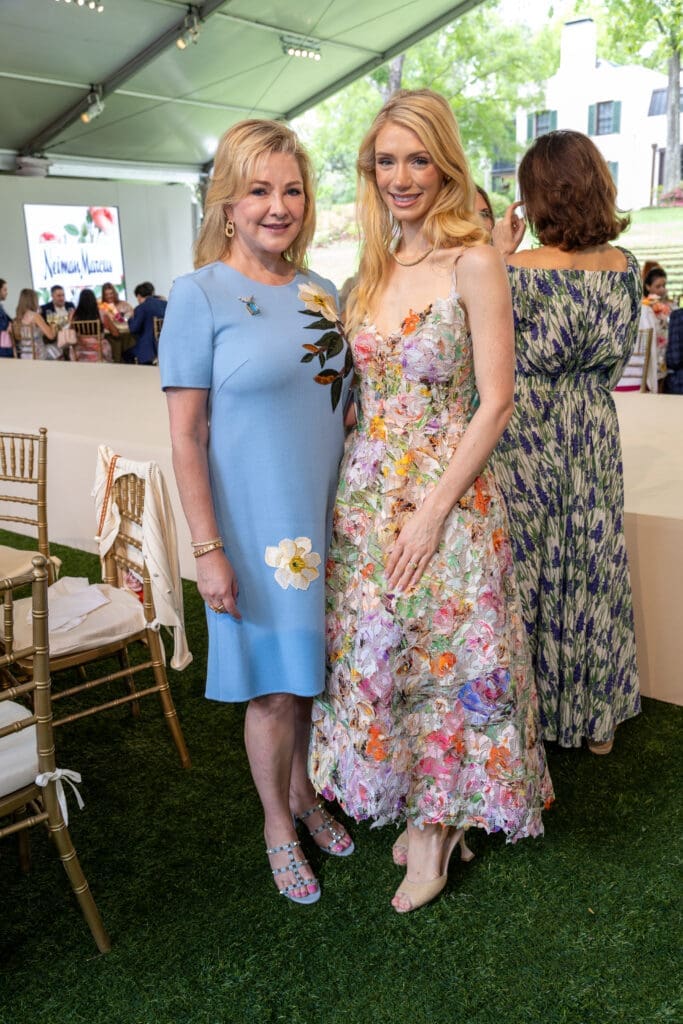 Whitney Crane, Alanna Flores at the Bayou Bend Fashion Show and Luncheon (Photo by Jenny Antill)