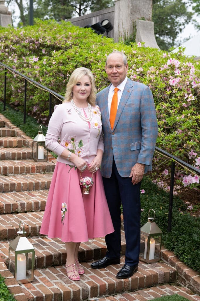 Whitney & Jim Crane at the Bayou Bend Garden Party (Photo by Wilson Parish)