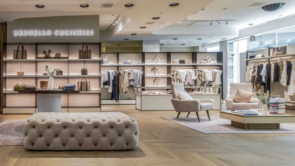 The Brunello Cucinelli women's shop at Stanley Korshak. (Courtesy)
