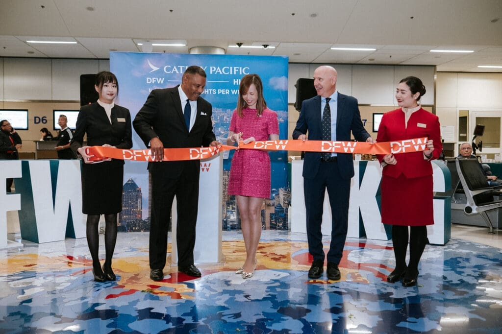 Cathay Pacific Celebrates The Launch of Its New Nonstop Service Between Dallas-Fort Worth and Hong Kong