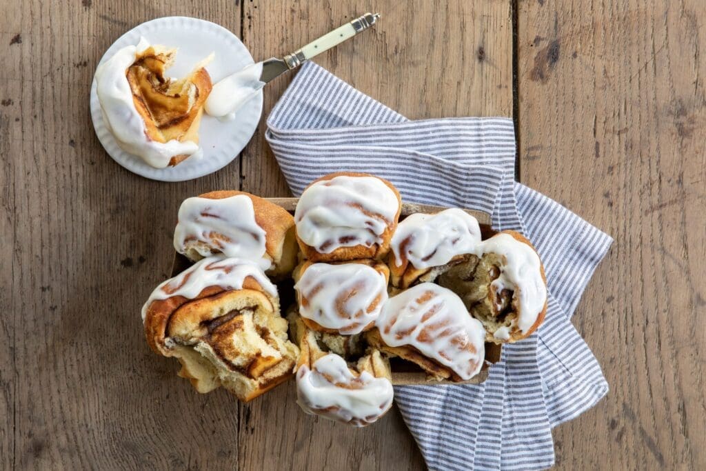 The Cottage Grocery's mouth-watering cream cheese cinnamon rolls (Photo by Julie Soefer)