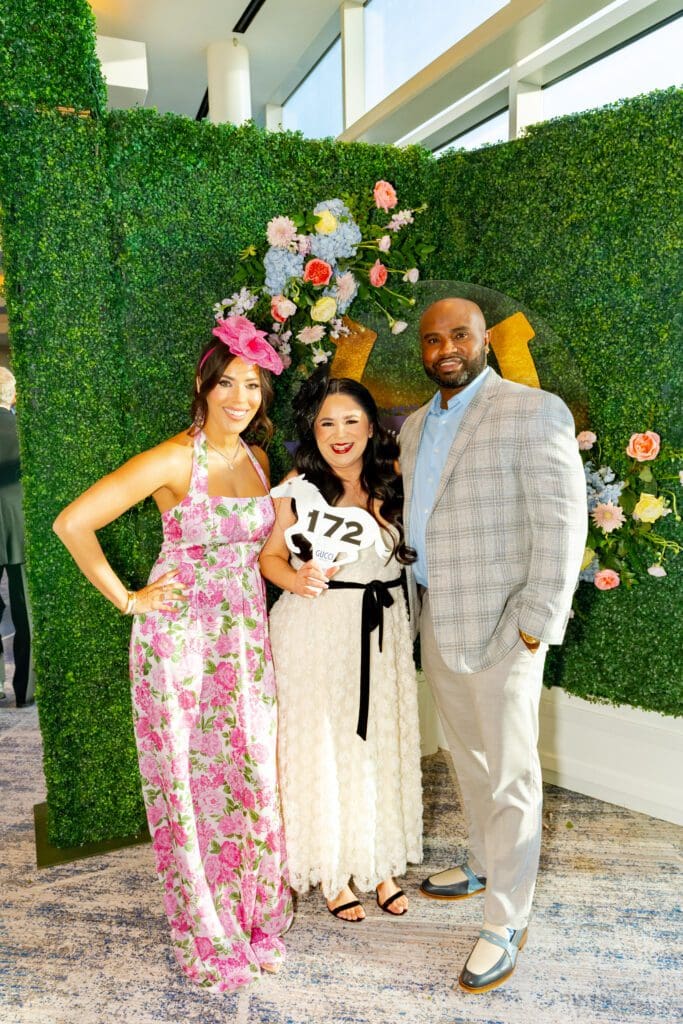 Bid paddles were horse shaped to match the Kentucky Derby theme at Habitat for Humanity’s Building Hope gala. (Photo courtesy Habitat for Humanity MCTX)