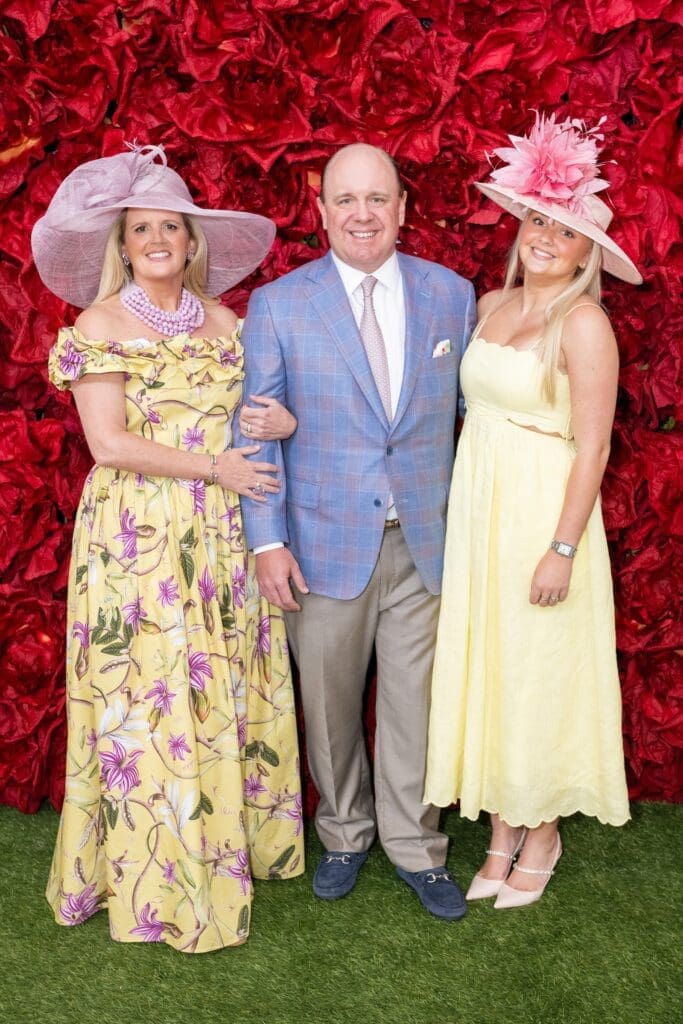 Carol Lee, Allen & Annie Lyons at Bo's Place 'Hats, Hearts & Horseshoes' benefit (Photo by Jacob Power)