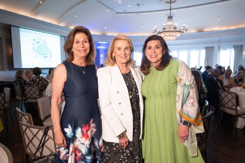 Cathy Brock, Denise Monteleone, Lesha Elsenbrook at CanCare's Hope Survivor luncheon (Photo by Daniel Ortiz)