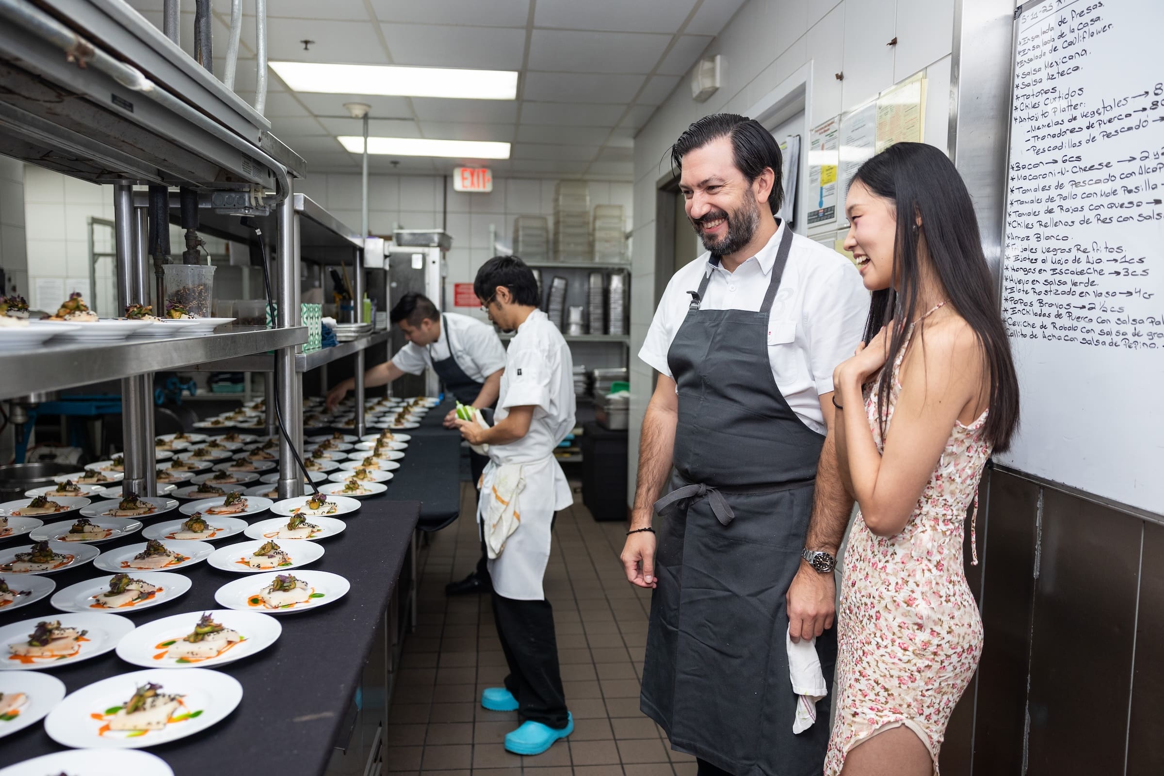 Chef Aaron Bludorn and Danbi Kim; Photo Credit Melissa Taylor (Photo by Melissa Taylor)