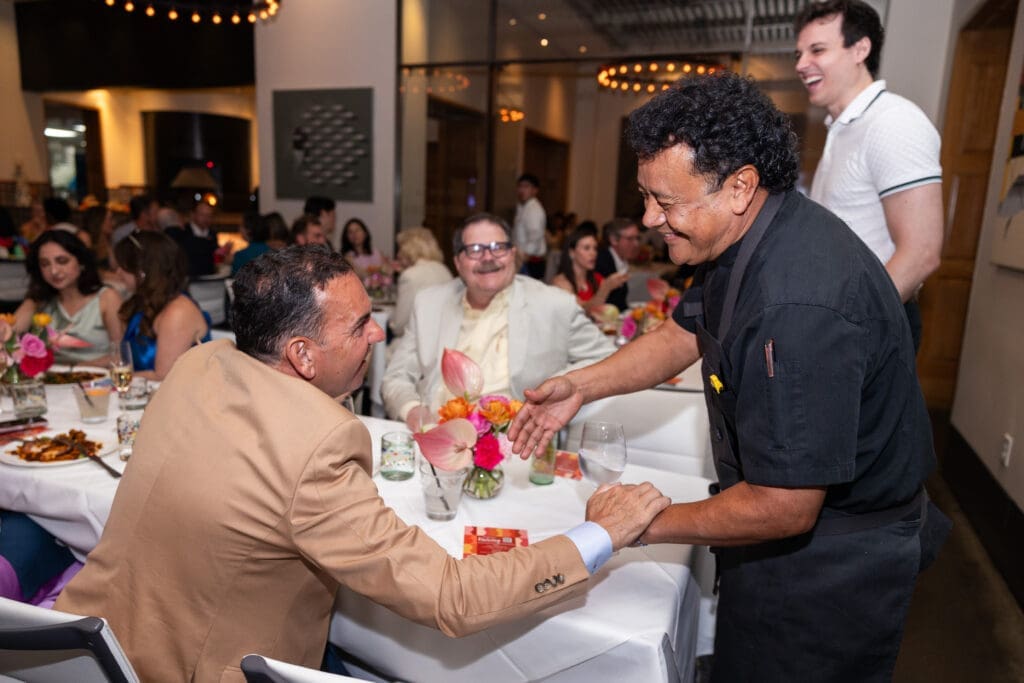 Chef Hugo Ortega at Houston Ballet's 'Raising the Barre' dinner held at Ortega's Caracol (Photo by Melissa Taylor)
