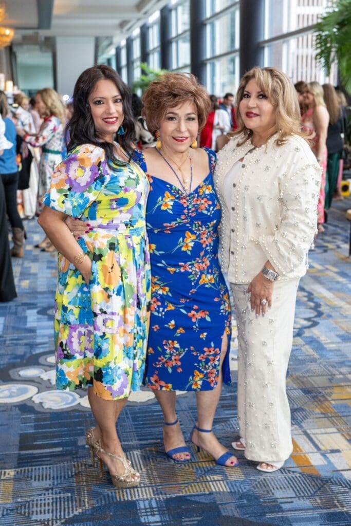 Conchita Reyes, Trini Mendenhall-Royalty, Alma Gonzalez at the Latin Women's Initiative annual luncheon (Photo by Jacob Power)
