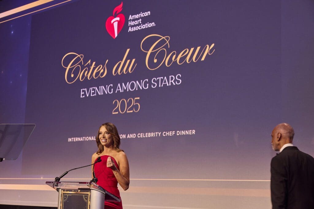Fox 4 DFW’s Peyton Yager emceed the gala (Photo by Nate Rehlander)