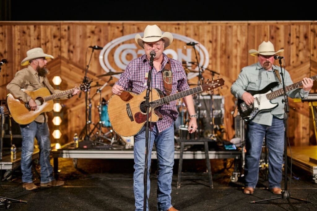 Country music legend Mark Chesnutt performing at the 13th annual CrawFest (Photo by courtesy of Cotton Holdings)