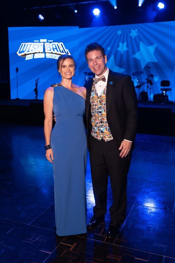Courtney & Jason Jennaro at the Make-A-Wish ball (Photo by Daniel Ortiz)
