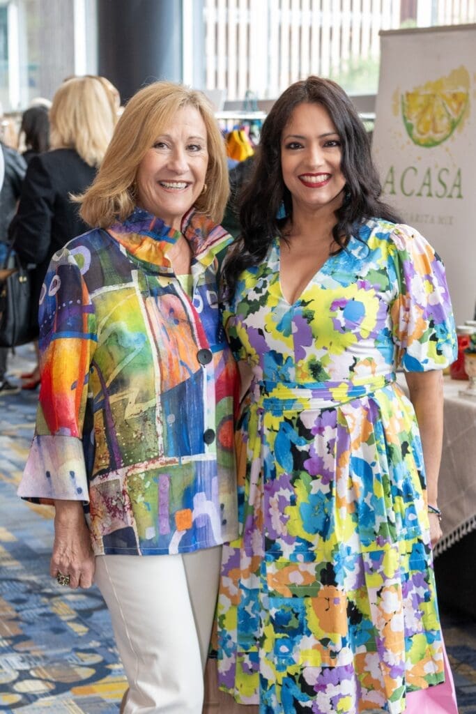 Dorit Aaron, Conchita Reyes at the Latin Women's Initiative annual luncheon (Photo by Jacob Power)