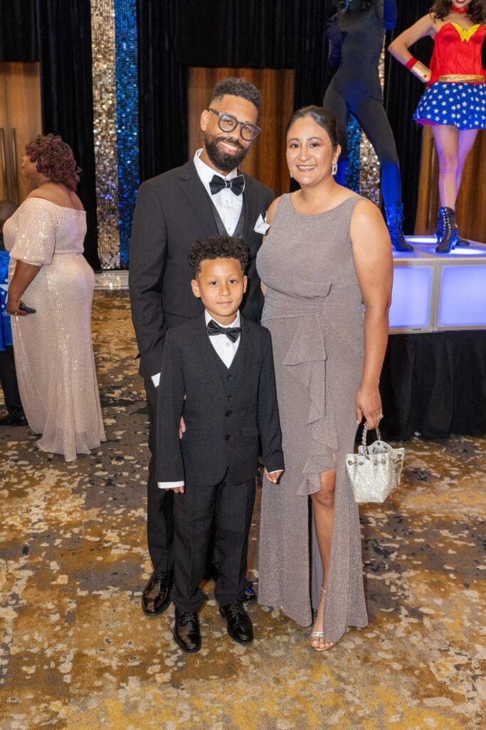 Eli, Levi & Liz Foster at the Make-A-Wish ball (Photo by Jacob Power)