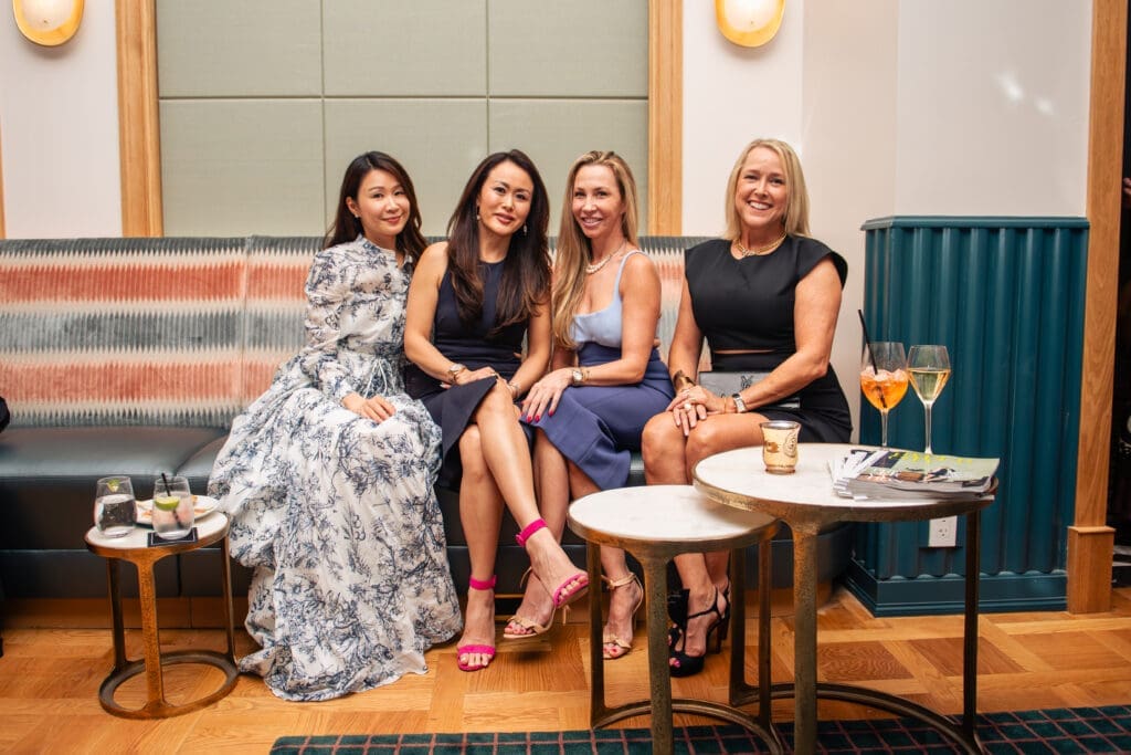 Fenche Shen, Tiffany Hsueh  at the exclusive Akris Spring/Summer fashion presentation and cocktail fête saluting Recipe for Success Foundation (Photo by Heather Robards)