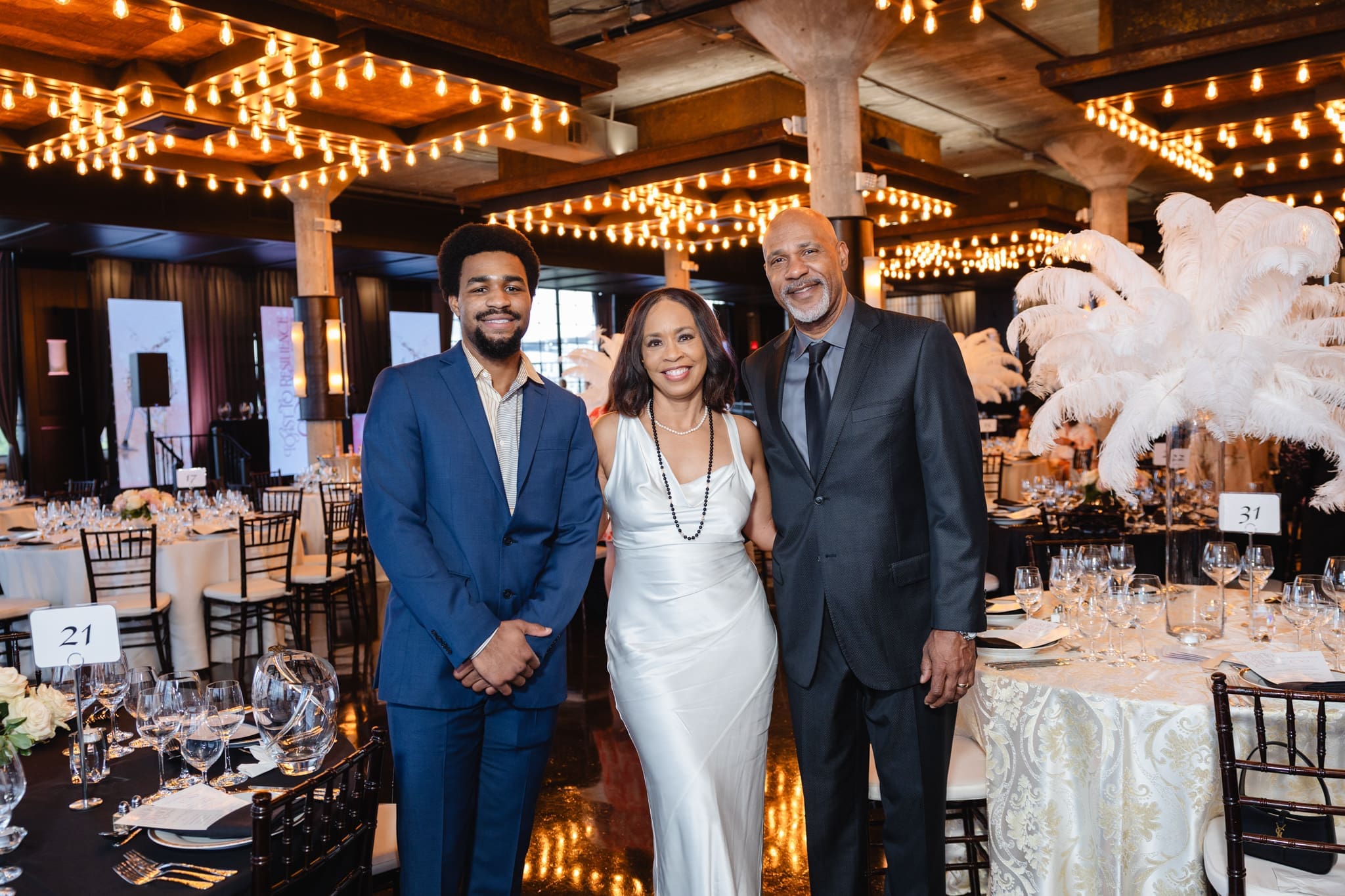 Gaston Elie, Gina Gaston Elie and Mario Elie by Johnny Than (1)