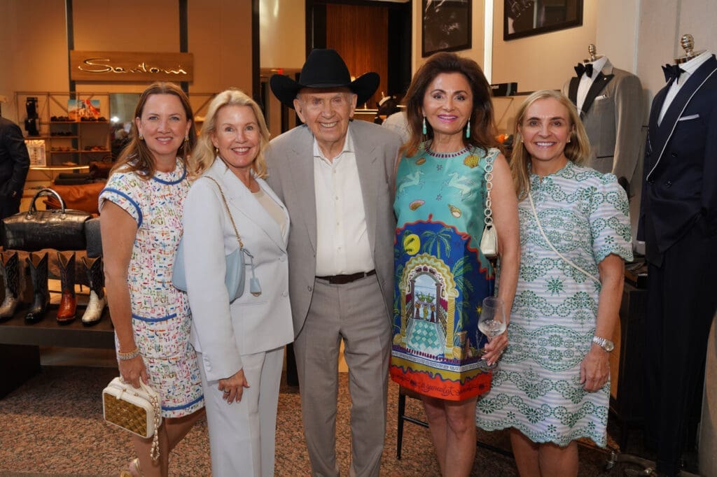 Jennifer Dix, Mary Martha Pickens, Jack Mitchell, Melinda Knowles, and Kim Quinn (Photo by Carol Vig)