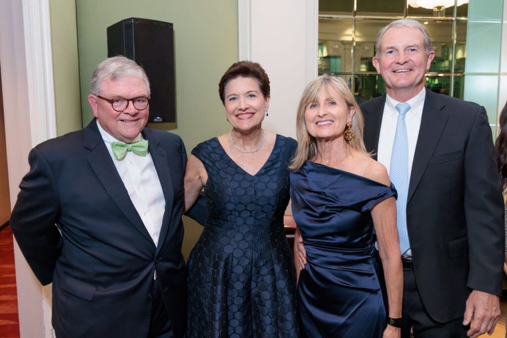 Jimmy & Lynne Hackedorn, Marlene & Kurt Nondorf  at Convenant House Texas' 'Night of Broadway Stars' (Photo by Katy Anderson)