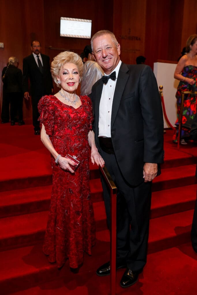 Margaret Alkek Williams, David Wuthrich at the Houston Symphony Wine Dinner & Collector's Auction (Photo by Priscilla Dickson)