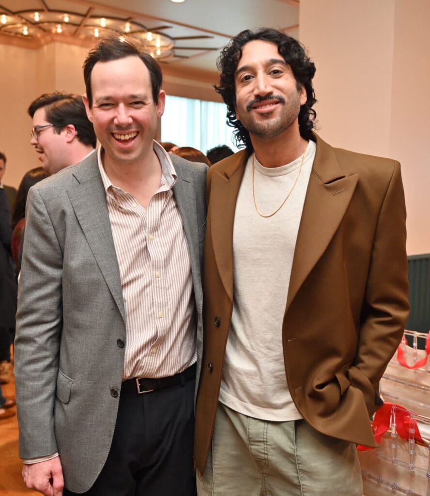 Nate Freeman, Rajiv Menon at Untitled Art, Houston VIP Weekend at Park House (Photo by Alex Montoya)