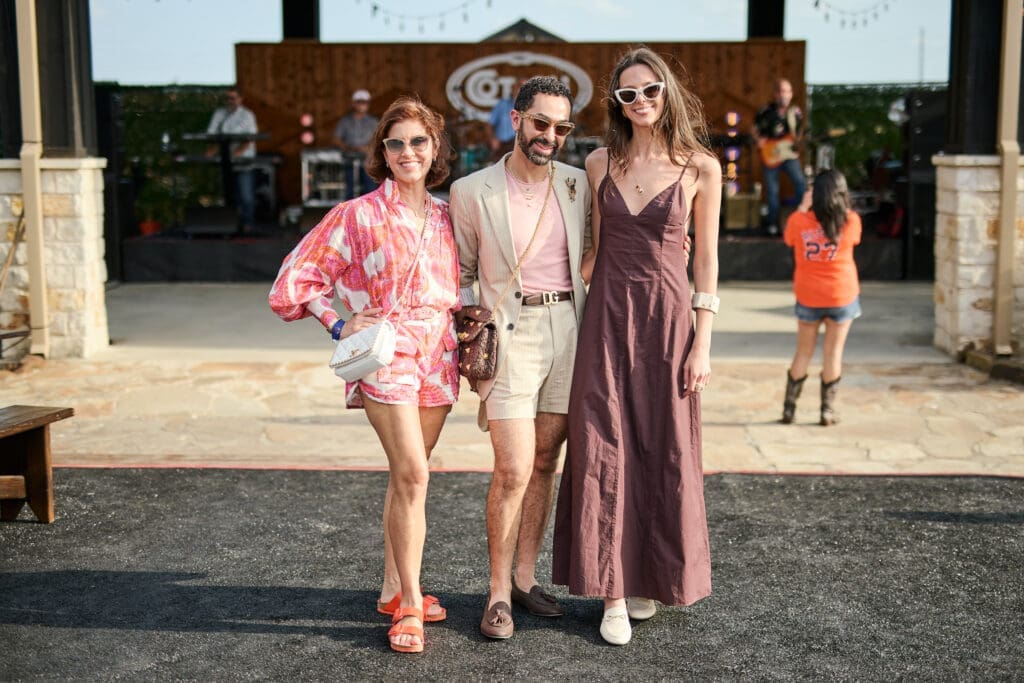 Stacey Lindseth, Fady Armanious, Ally Ehrman at the 13th annual CrawFest  (Photo by courtesy of Cotton Holdings)