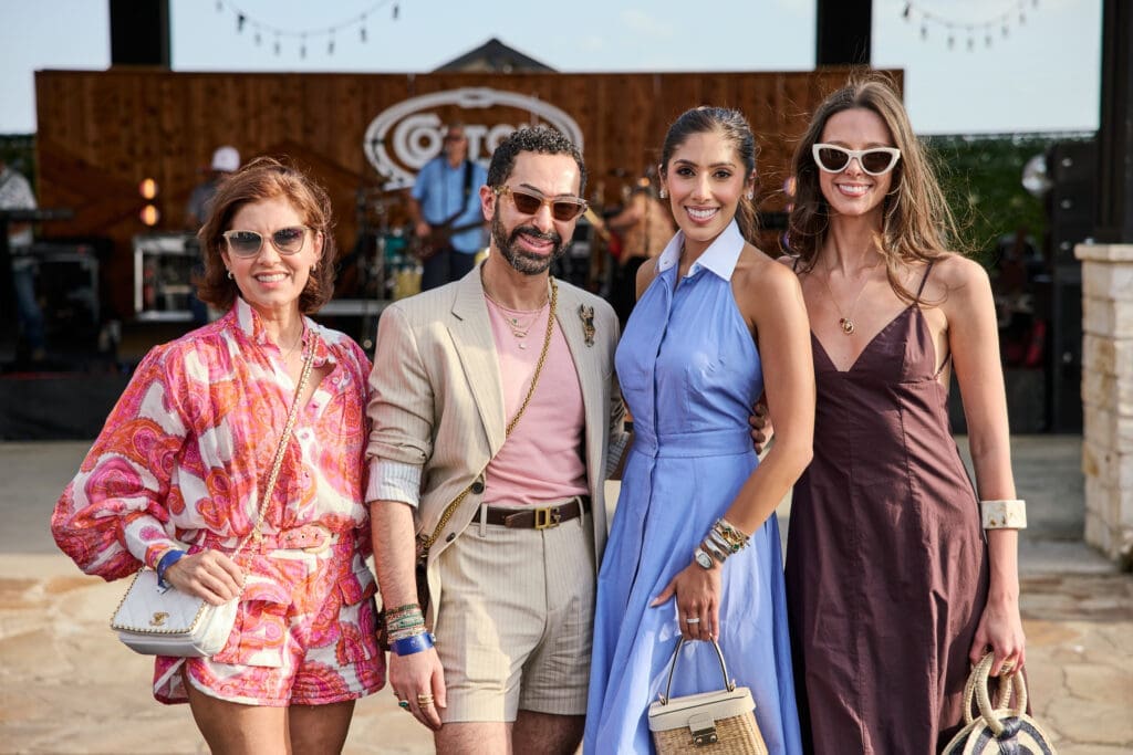 Stacey Lindseth, Fady Armanious, Zinat Ahmed, Ally Ehrman at the 13th annual CrawFest  (Photo by courtesy of Cotton Holdings)