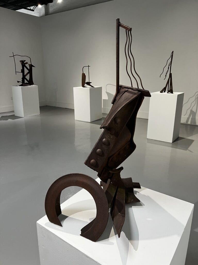 An installation view of "Mac Whitney: Scuptures from the 1970s," a posthumous exhibit in honor of late sculptor Mac Whitney at Kirk Hopper Fine Art in Dallas from March 8-May 24, 2025. (Courtesy Kirk Hopper Fine Art, Dallas)