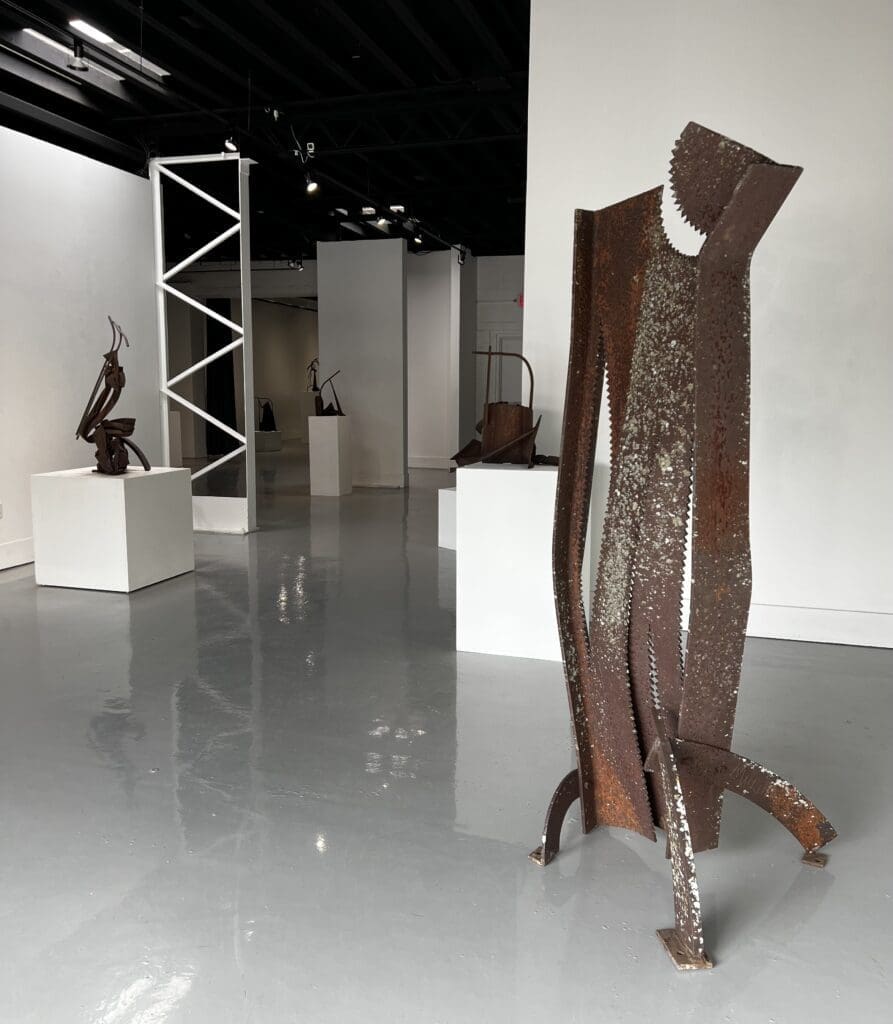 An installation view of "Mac Whitney: Scuptures from the 1970s," a posthumous exhibit in honor of late sculptor Mac Whitney at Kirk Hopper Fine Art in Dallas from March 8-May 24, 2025. (Courtesy Kirk Hopper Fine Art, Dallas)