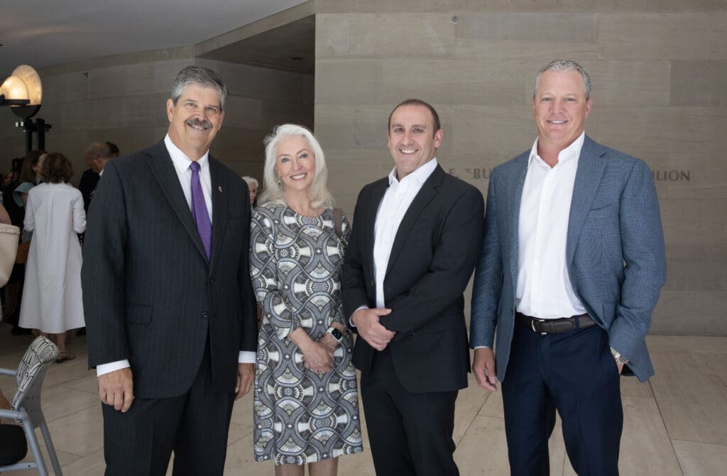 Steve Gray, Debbie Gray, Josh Coury, Carter Tolleson (Photo by Sylvia Elzafon and Thomas Garza)