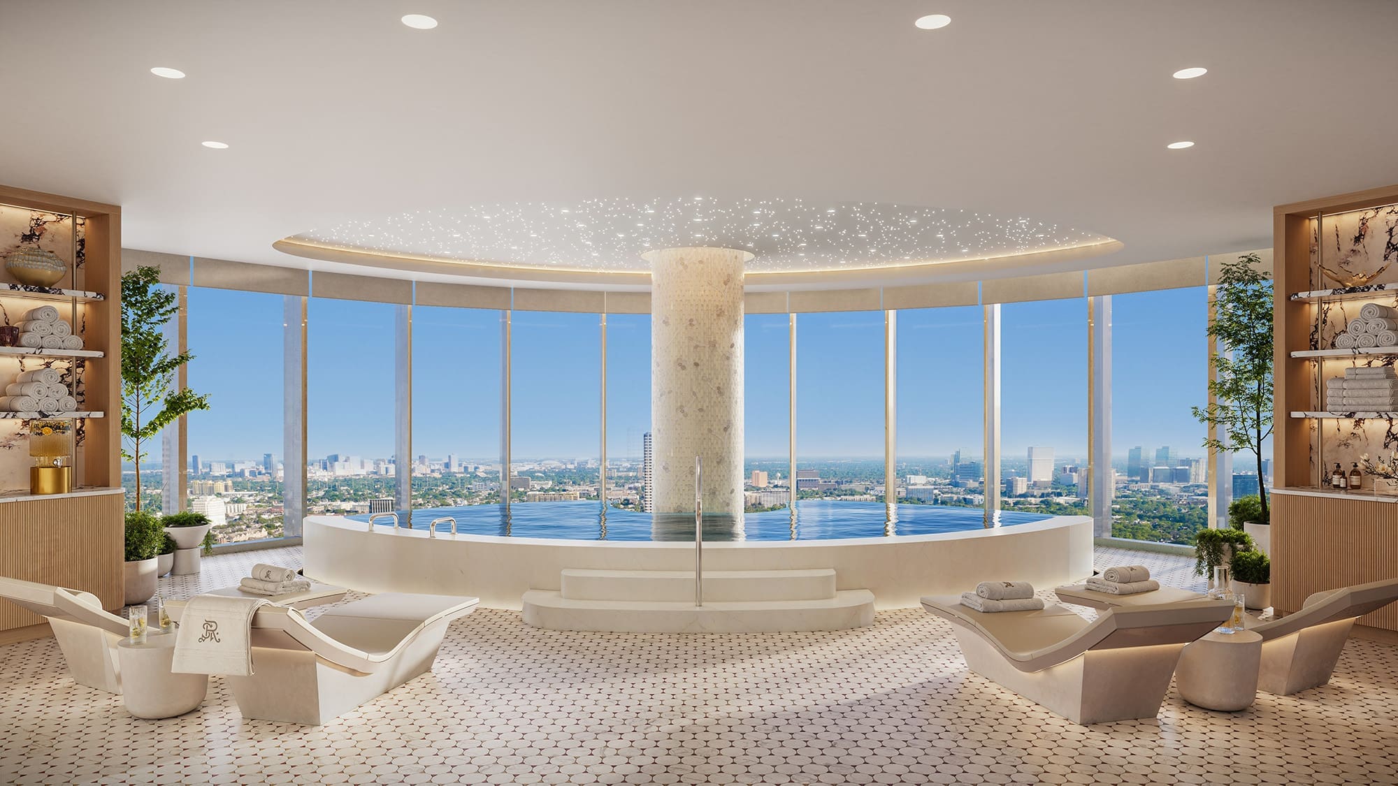 9- Spa, The St. Regis Residences, Houston; Rendering Courtesy of Shimahara Visual