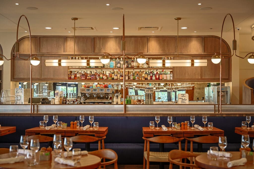 A cocktail menu and wine list feature small French wineries, a freezer martini, and more at Frenchie. (Photo by Beckley)
