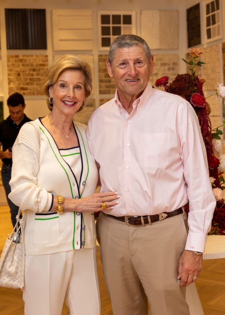 Carol & Jim Frankel at the Frankel Design Build showroom reveal party (Photo by Chloe Kissner)