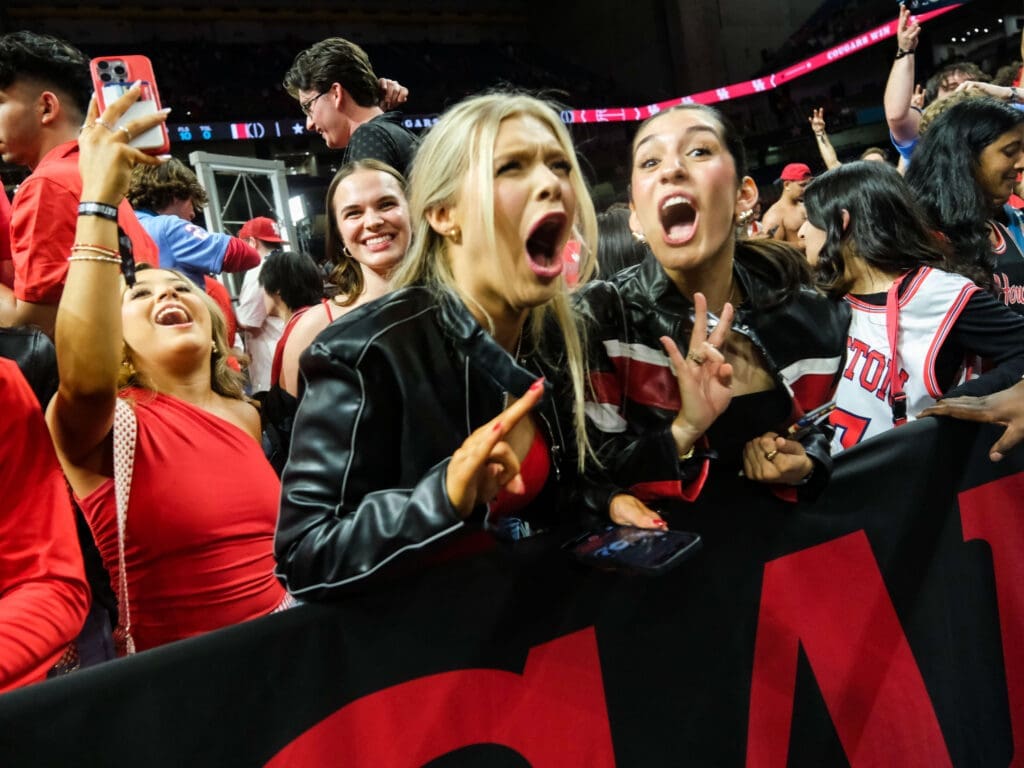 University of Houston fans are bullish about this upcoming basketball season. For good reason.  (Photo by F. Carter Smith)