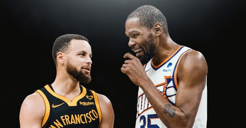 Kevin Durant won two titles with Steph Curry. Now he'll try to win more with the Houston Rockets and Amen Thompson.