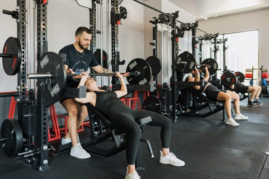 One-on-one instruction is at the core of F34’s customized training approach. (Courtesy)