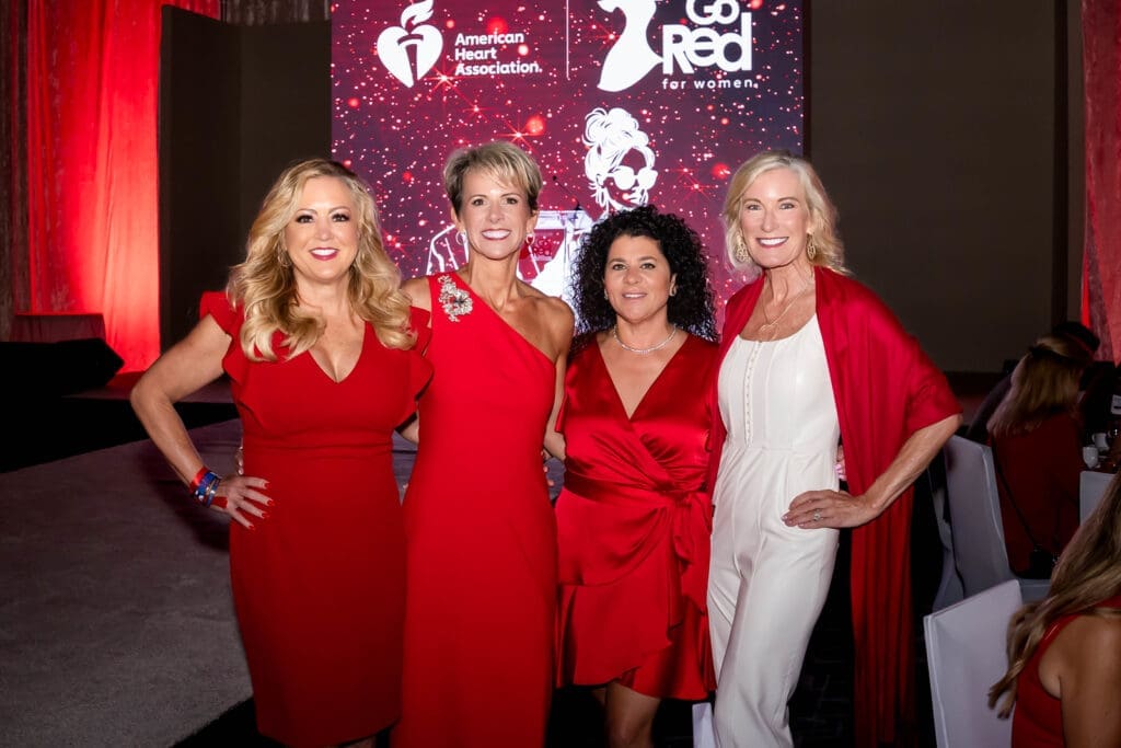 Firefighters, Fashion and a Fight That Saves Lives In The Woodlands — Go Red For Women Face Down a Killer