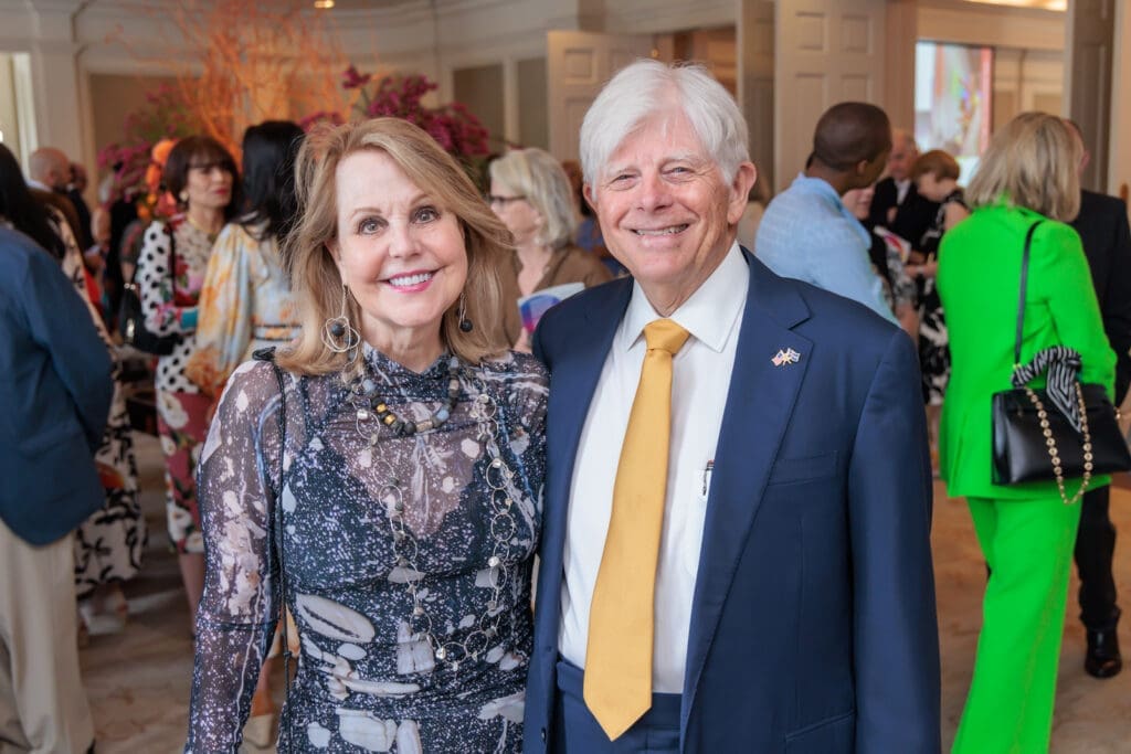 Carrin Patman & Jim Derrick at Crafting a Legacy 2025 Spring Luncheon (Photo by Katy Anderson)