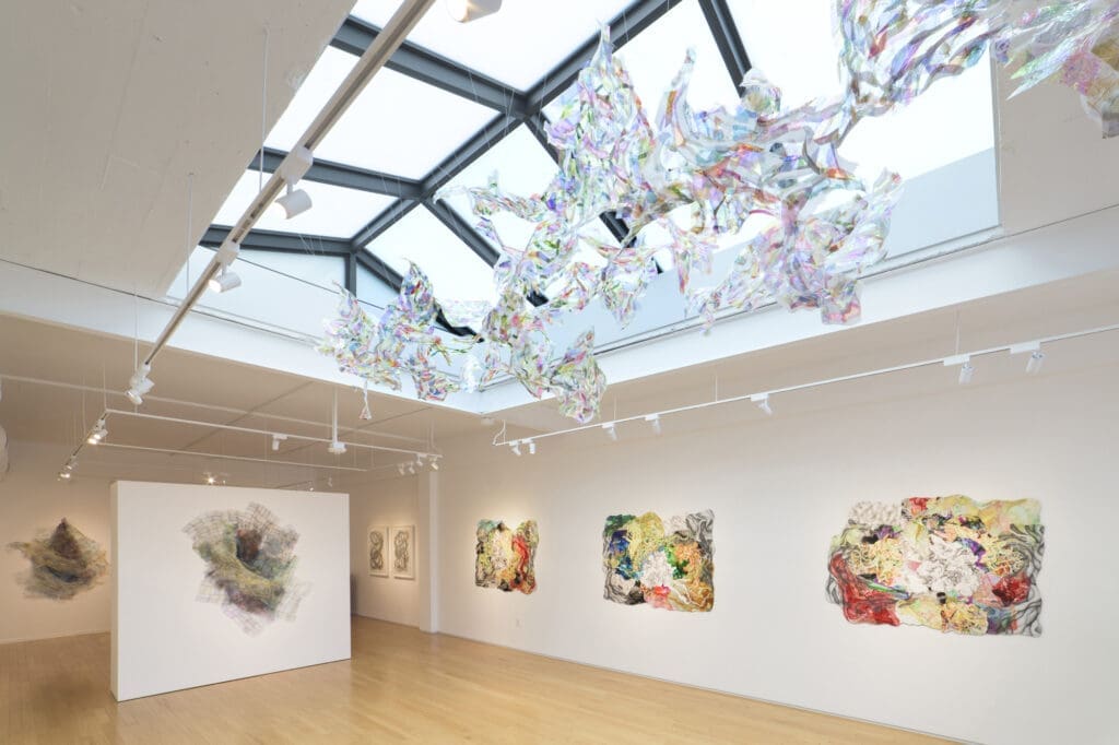 Contemporary Artist Holly Wong's exhibition debuted at Ellio Fine Art